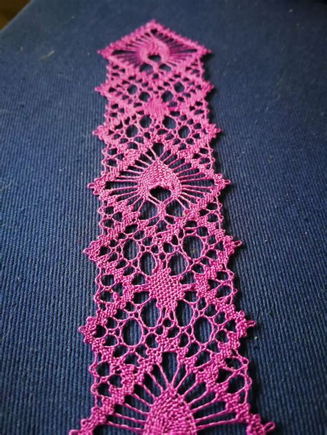 Amie And Ava Bookmark Is A Bobbin Lace Pattern By Jenny Brandis Etsy