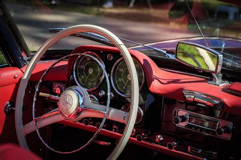 Mercedes Antique Car Interior Free Photo On Pixabay