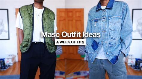 5 Easy Masc Outfit Ideas What I Wear In A Week 4 YouTube