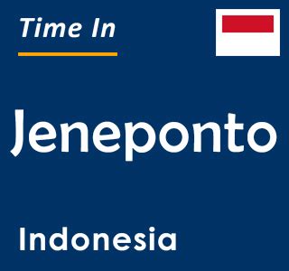 Current Local Time in Jeneponto, Indonesia