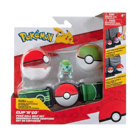 Pokemon Clip n Go Poke Ball Belt Set Poké Ball Nest Ball And