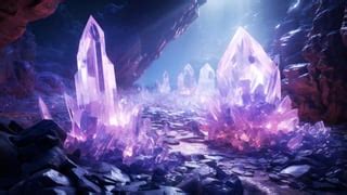 Crystal Caverns 4K [3840x2160] by a.i. : r/wallpaper