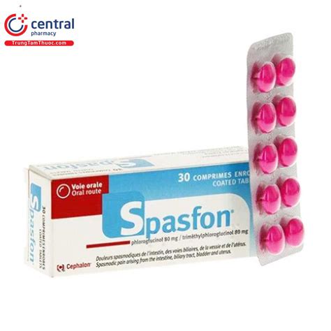 Thuốc Spasfon Chỉ định Liều Dùng Và Lưu ý Sử Dụng