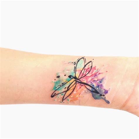 Watercolor Dragonfly Tattoo Designs - Viraltattoo