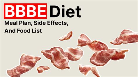 What Is Bbbe Diet Meal Plan Side Effects And Food List