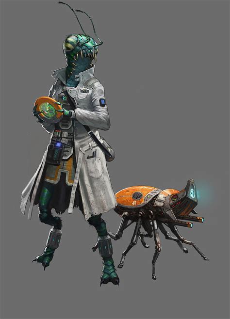 Sci Fi Character Design Alien Concept Art Character Art