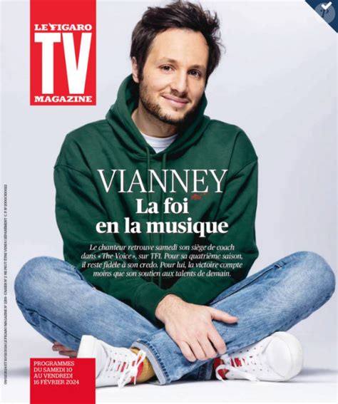 Photo Retrouvez l interview de Vianney dans TV Magazine du 9 février