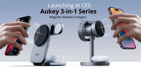 Aukey Highlights New Qi2 Multi Chargers For Apple Users At Ces