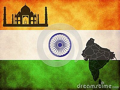 Map Of India Stock Vector Illustration Of Nation Indian