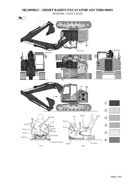 KOBELCO SK140SRLC SHORT RADIUS Excavator Parts Catalog Manual