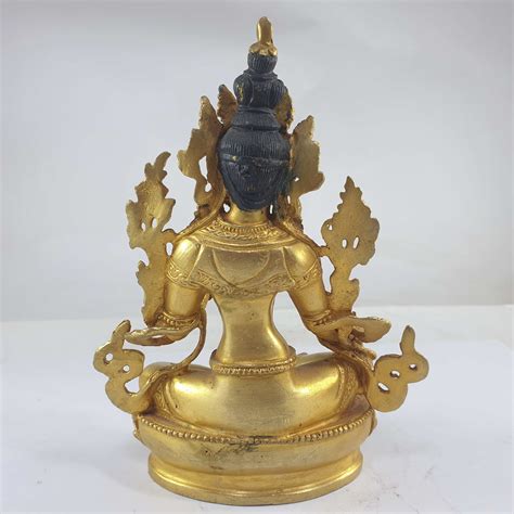 Buddhist Statue Of Green Tara Full Gold Plated Price US 80 Statue