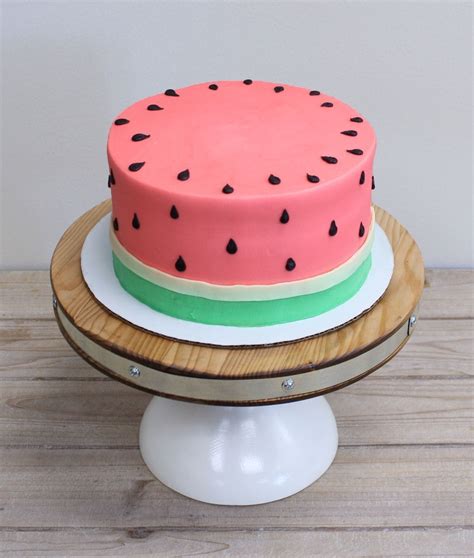 Watermelon Cake Wassermelonenkuchen Melonen Kuchen Wassermelonen Kuchen