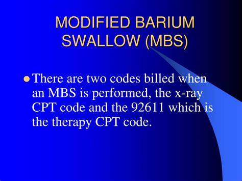 Modified Barium Swallow