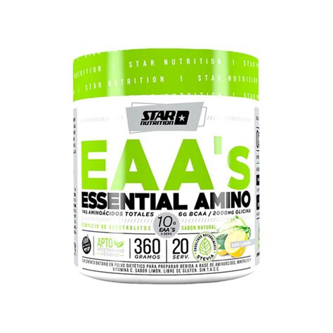 Aminoácidos Esenciales Star Nutrition Limon 360g Energía y Recuper