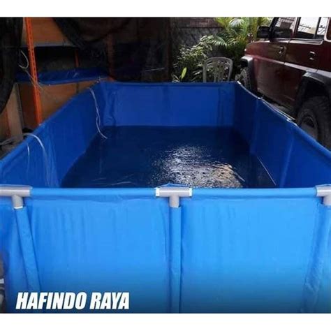 Jual Kolam Kotak Ukuran X Tinggi Rangka Pvc Atas Bawah