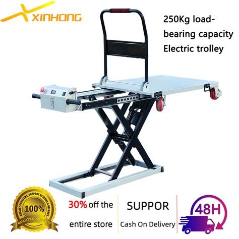 Portable Electric Lifting Trolley Multi Function Hydraulic Automatic