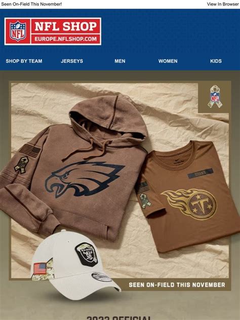 National Football League NFL NEW 2023 Salute To Service Collection