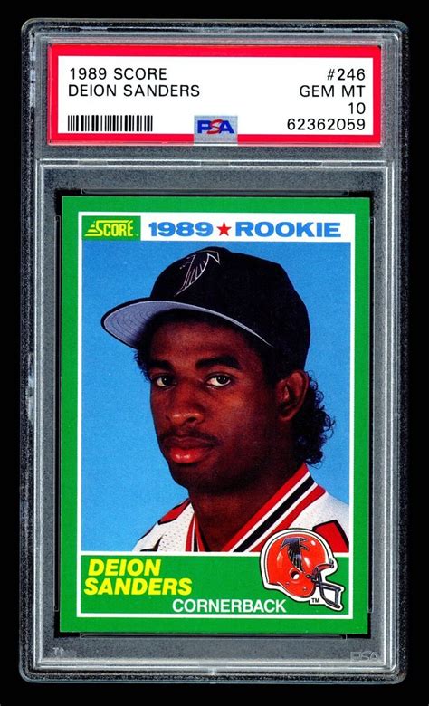 Prime Numbers Interest In Deion Sanders Rookie Cards Rising With