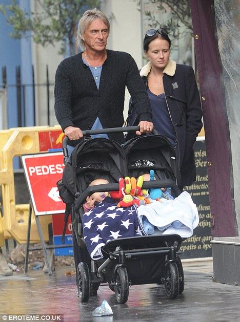 Modfather Paul Weller Takes His Twin Sons John Paul And Bowie Out For A