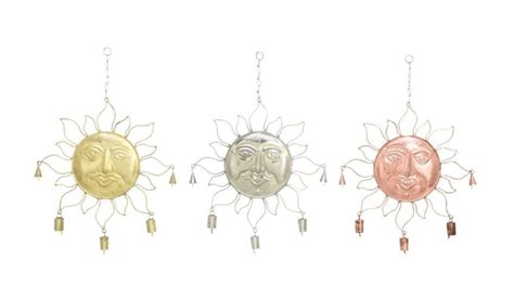 Assorted Sun Face Chime Globe Imports