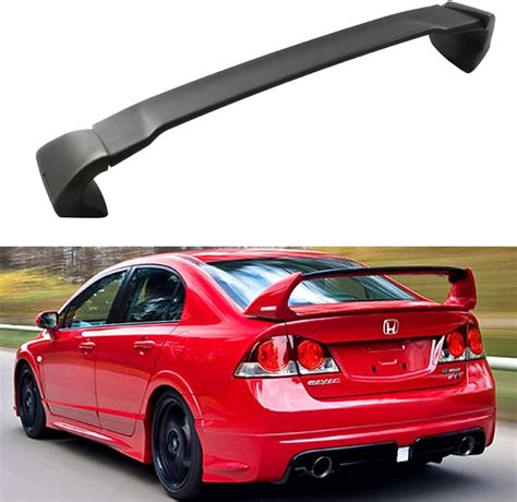 Amazon Scitoo Abs Black Rear Trunk Spoiler Wing Exterior