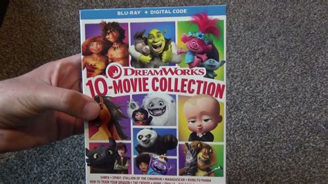 Dreamworks Movie Collection Blu Ray With Shrek Madagascar Croods