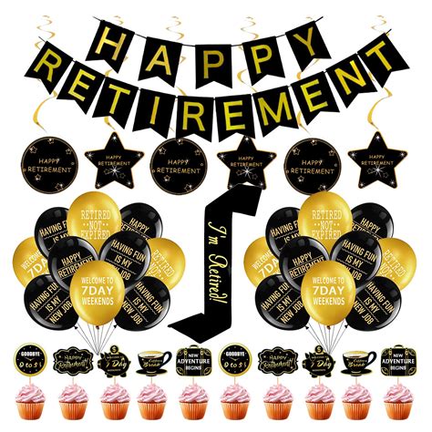 Buy Happy Retirement Party Decorations Men Women Retirement Party