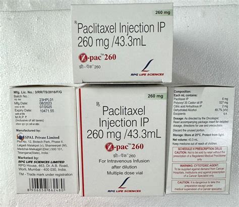 pac  mg paclitaxel injections  rs vial jodhpur id