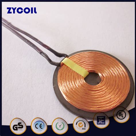 Litz Wire Copper Inductive Coil With Ferrite Sheet China Inductor