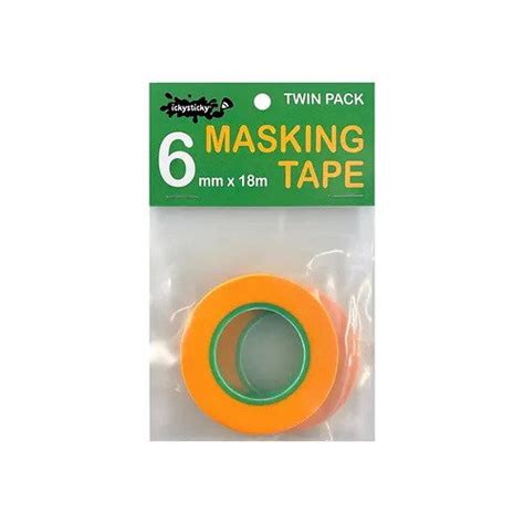 Ickysticky Masking Tape Twin Pack 6mm 32003 Ricks Model Kits
