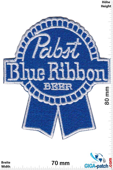 Pabst Blue Ribbon - Pabst Blue Ribbon- Patch- Aufnäher" - Aufnäher Shop ...