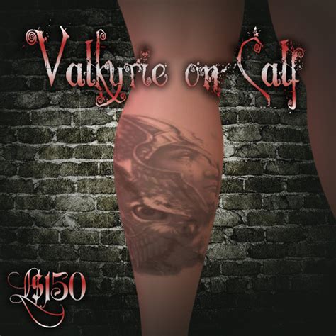 Second Life Marketplace {sd} Valkyrie Calf Tattoo