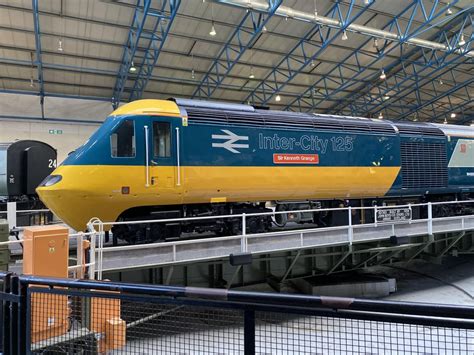 Class 43 Hst No 43002 Sir Kenneth Grange In Original British Rail Livery Sat Proudly In The