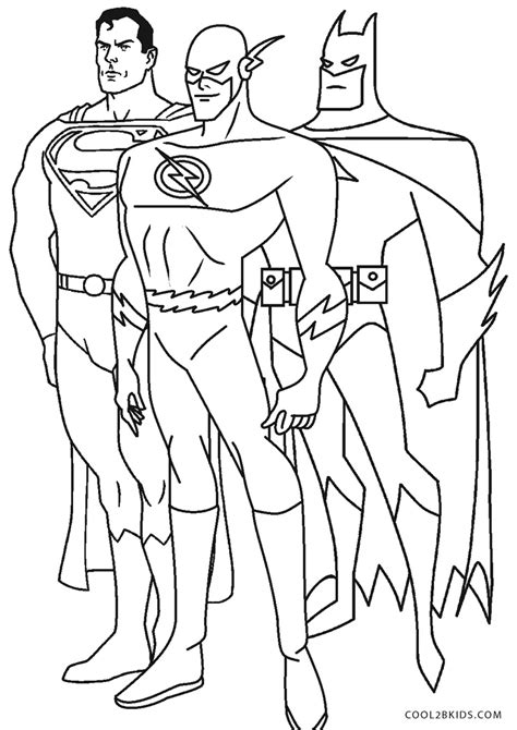 Free Printable Superhero Coloring Pages For Kids