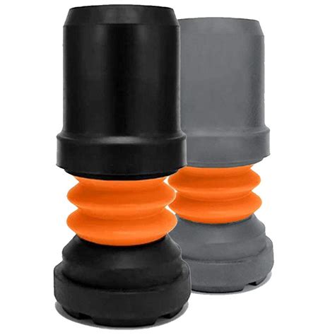Flexyfoot 16mm Black Shock Absorbing Walking Stick Ferrule