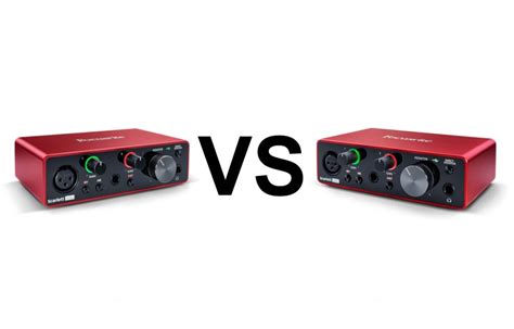 Focusrite Scarlett Solo Vs. 2I2 - Audio Production Room