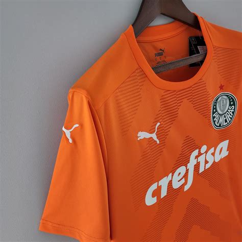 Camisa Palmeiras Goleiro Laranja 2021 2022 Versao Torcedor 6 KS