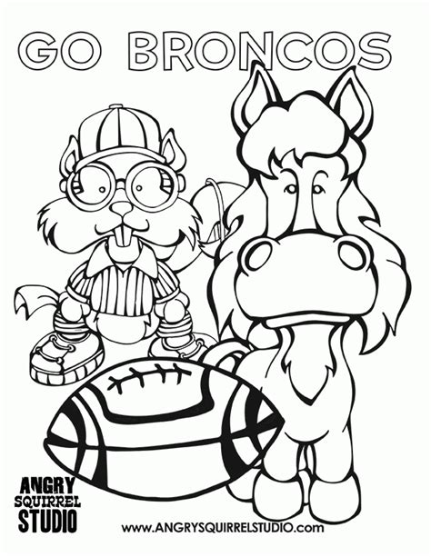 Free Denver Broncos Coloring Pages - Coloring Home