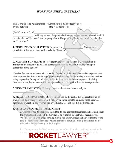 Labor Agreement Template