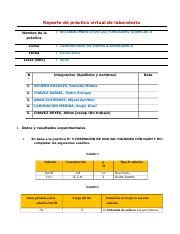 Reporte de resultados Laboratorio V Química Inorgánica semana 5 docx