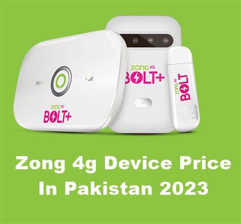 Zong 4g Device Price In Pakistan 2024 Online Booking