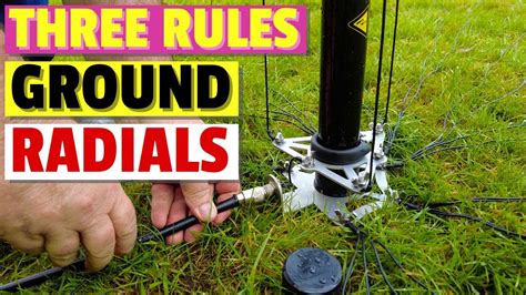 3 Rules Quick Tip Radials For Ground Mounted Vertical Antennas