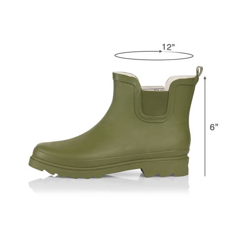 Norty Women Low Ankle Rain Boots Rubber Snow Rainboot Garden Shoe Bootie Ebay