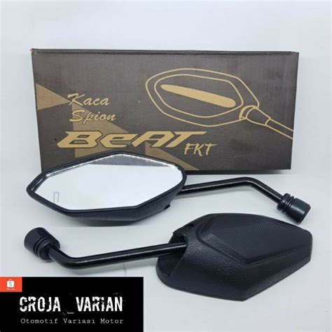 Jual Spion Standar Honda Tangkai Hitam Beat Vario Scoopy Supra Sonic