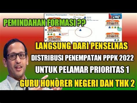 LANGSUNG DARI PANSELNAS DISTRIBUSI PENEMPATAN PPPK BAGI PELAMAR