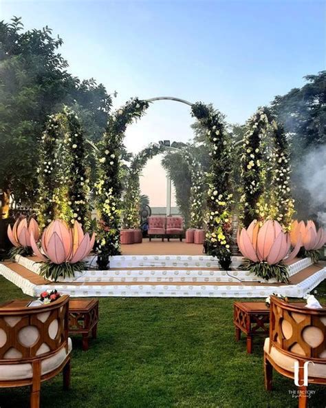 Weddecor On Instagram In Awe Of This Lotus Themed Elegant Mandap