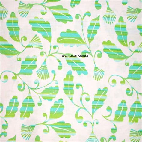 Green Leaf Fabric - Etsy