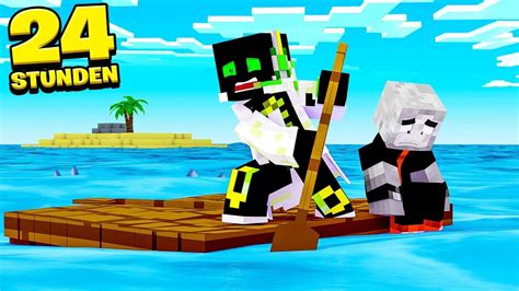 24 STUNDEN Auf OFFENEM MEER Minecraft Deutsch HD YouTube