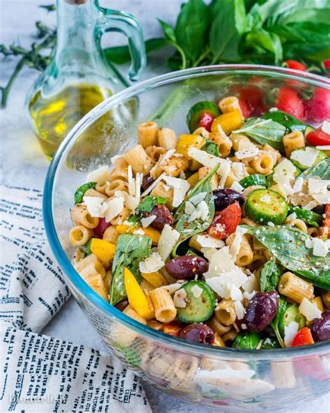 Easy Mediterranean Pasta Salad Recipe Best Pasta Salad Idea