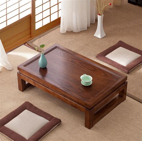 Japanese Tatami Floor Coffee Table Tea Table For Home Living Room